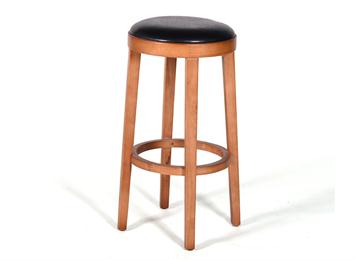 復(fù)古風(fēng)格酒吧簡(jiǎn)約實(shí)木吧臺(tái)凳