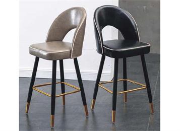 復(fù)古風(fēng)格酒吧創(chuàng)意時尚不銹鋼酒吧高吧椅