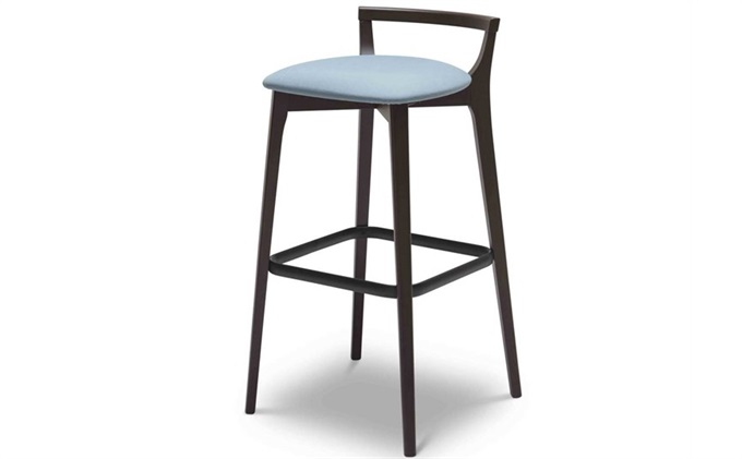 酒吧實(shí)木吧臺椅現(xiàn)代簡約吧臺高腳凳