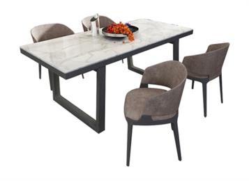 北歐大理石臺(tái)面桌子