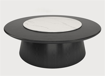 酒店宴會(huì)包廂豪華餐廳大圓桌電動(dòng)餐桌