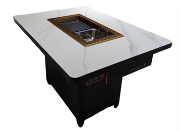 智能無(wú)煙凈化燒烤火鍋?zhàn)繽紙上烤肉烤涮自助一體