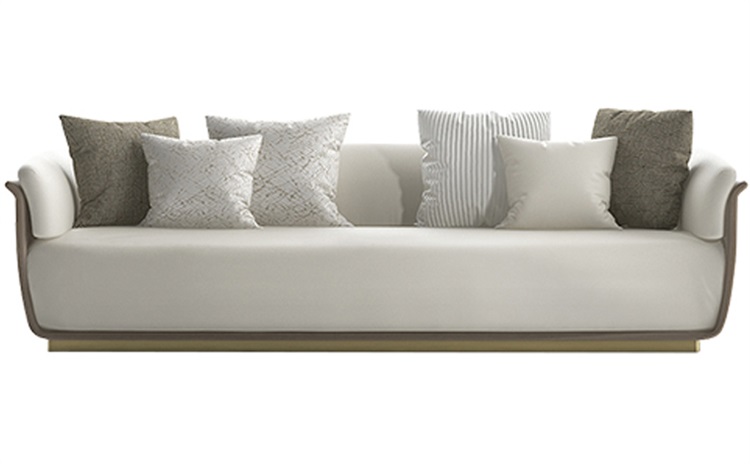 養生會所現代科技布藝低靠背沙發