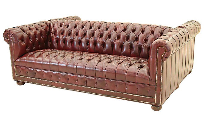 高檔會(huì)所歐式拉扣皮革雙面卡座沙發(fā)