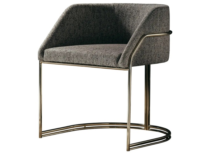 休閑會所古典實木皮藝輕奢靠背椅