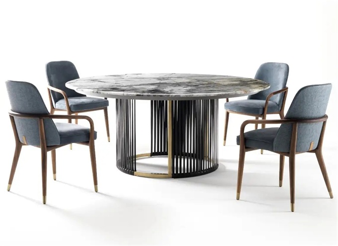 別墅會(huì)所大理石現(xiàn)代時(shí)尚桌子