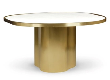 高級會所現(xiàn)代輕奢不銹鋼大理石桌子