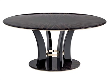 高檔會(huì)所北歐現(xiàn)代巖板個(gè)性餐桌