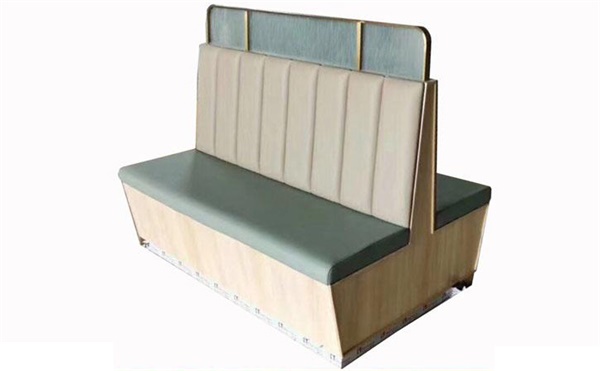 火鍋店時尚餐廳特色雙面卡座沙發