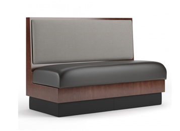 自助火鍋店高檔皮藝實(shí)木卡座