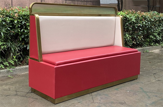 火鍋店時尚輕奢雙人卡座沙發(fā)