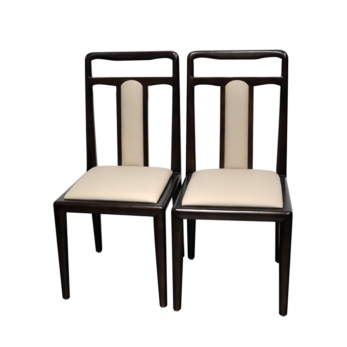 火鍋店中式古典實木靠背椅子