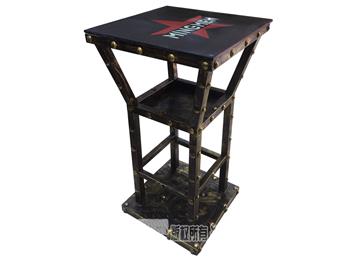 工業風酒吧重金屬風酒吧臺_創意復古鐵藝酒吧臺