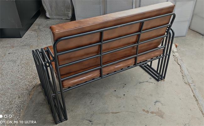 鐵藝復古酒吧沙發(fā)椅_酒吧外場卡座