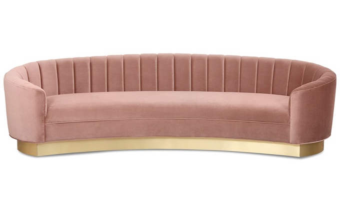 音樂酒吧不銹鋼腳弧形酒吧沙發(fā)