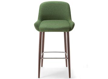 北歐風(fēng)休閑鐵藝實(shí)木咖啡廳高吧椅