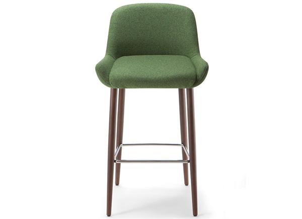 北歐風(fēng)休閑鐵藝實(shí)木咖啡廳高吧椅