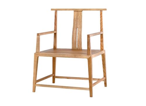 新中式太師椅官帽椅水曲柳禪椅