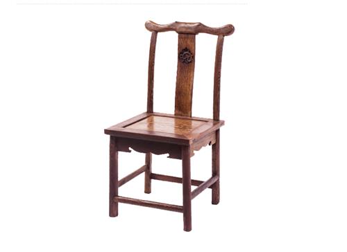 明清仿古典實木酒店餐椅 老榆木飯店凳子