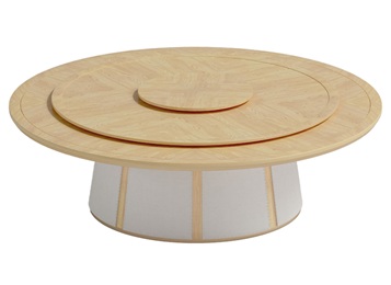 酒店包間豪華實木20人臺電動大餐桌