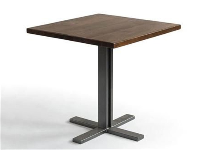 大學食堂美式優質實木餐桌