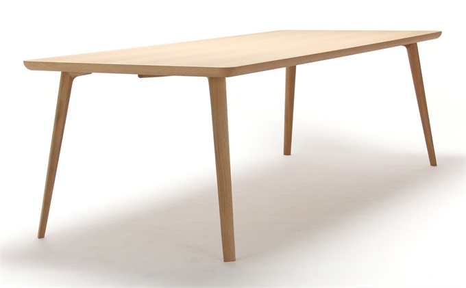 公司企業(yè)單位食堂6人位簡(jiǎn)約實(shí)木桌椅