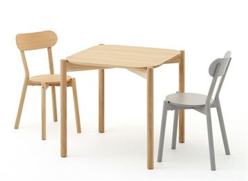 企業(yè)公司食堂簡(jiǎn)約實(shí)木餐桌