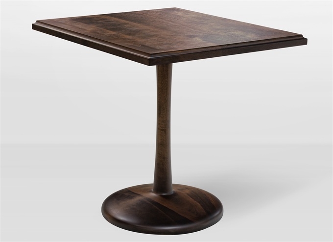 企業(yè)食堂兩人位實木方桌桌椅