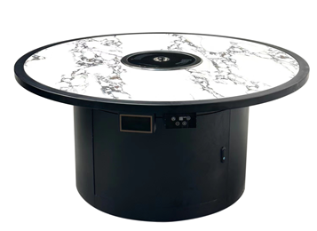 自助烤肉店圓形無煙凈化烤肉桌