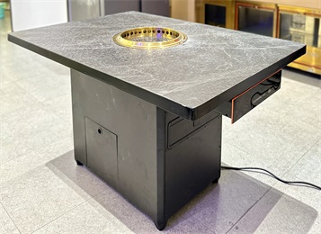 自助烤肉店智能無煙凈化烤肉桌