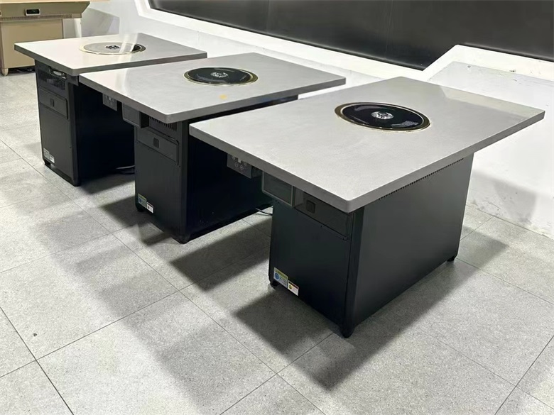 韓式烤肉店大理石無煙凈化烤肉桌