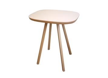 北歐簡約圓形全實(shí)木餐桌