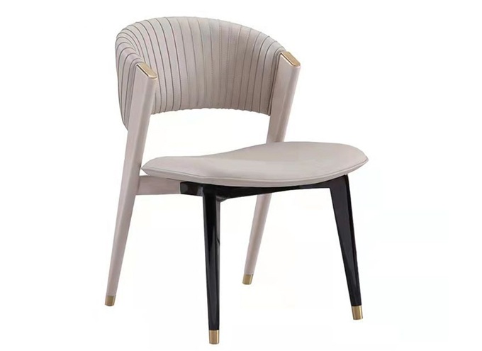 西餐廳簡(jiǎn)約現(xiàn)代鏤空靠背實(shí)木餐椅