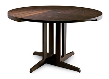 西餐廳時(shí)尚創(chuàng)意圓形實(shí)木餐桌