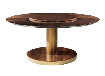 后現代餐桌 新中式全實木餐桌