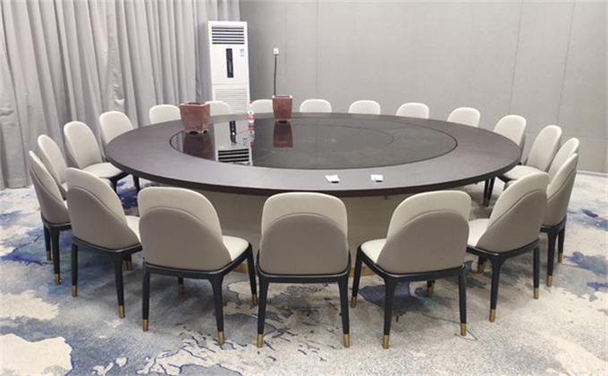 酒樓宴會(huì)廳豪華新款二十人大圓桌