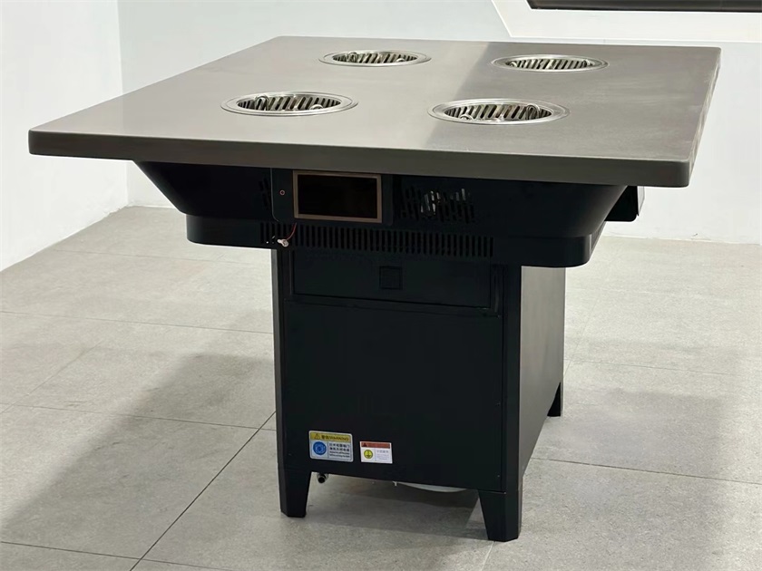 自助餐廳一人一鍋無煙自凈化小火鍋桌