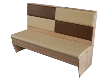 港式茶餐廳休閑實(shí)木卡座沙發(fā)