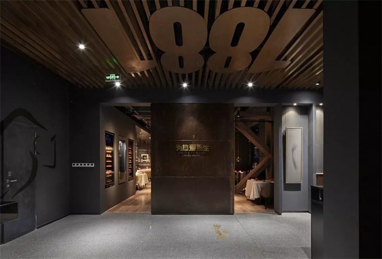 牛扒店空間設計效果圖