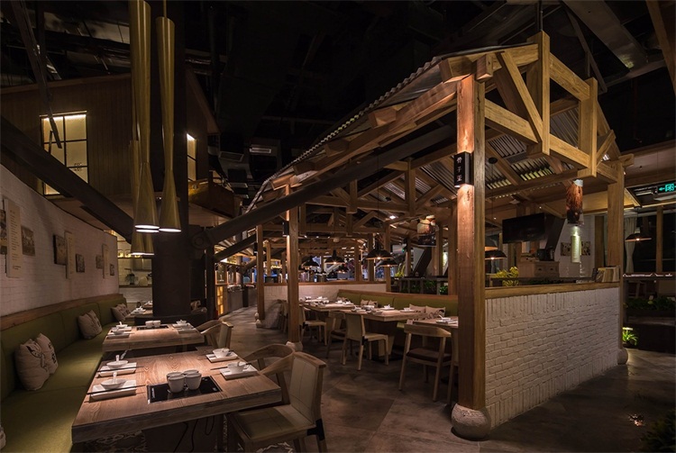 骨湯餐廳空間設計效果圖