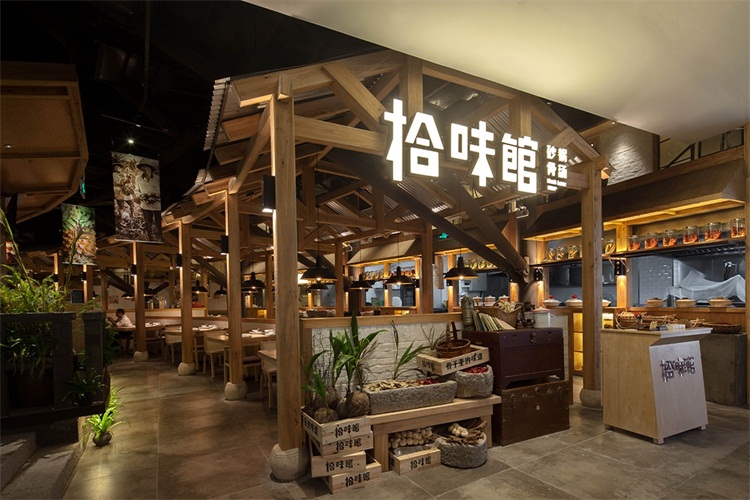 骨湯餐廳空間設計效果圖