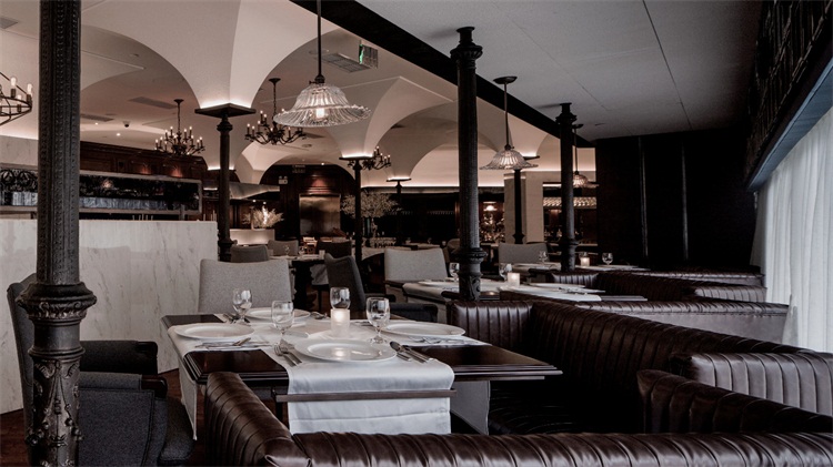 法餐廳空間設計效果圖