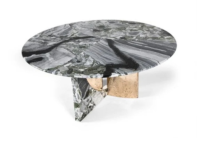 酒店會(huì)所高檔時(shí)尚大理石餐桌