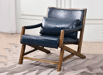 簡約現(xiàn)代咖啡廳休閑扶手椅布藝椅