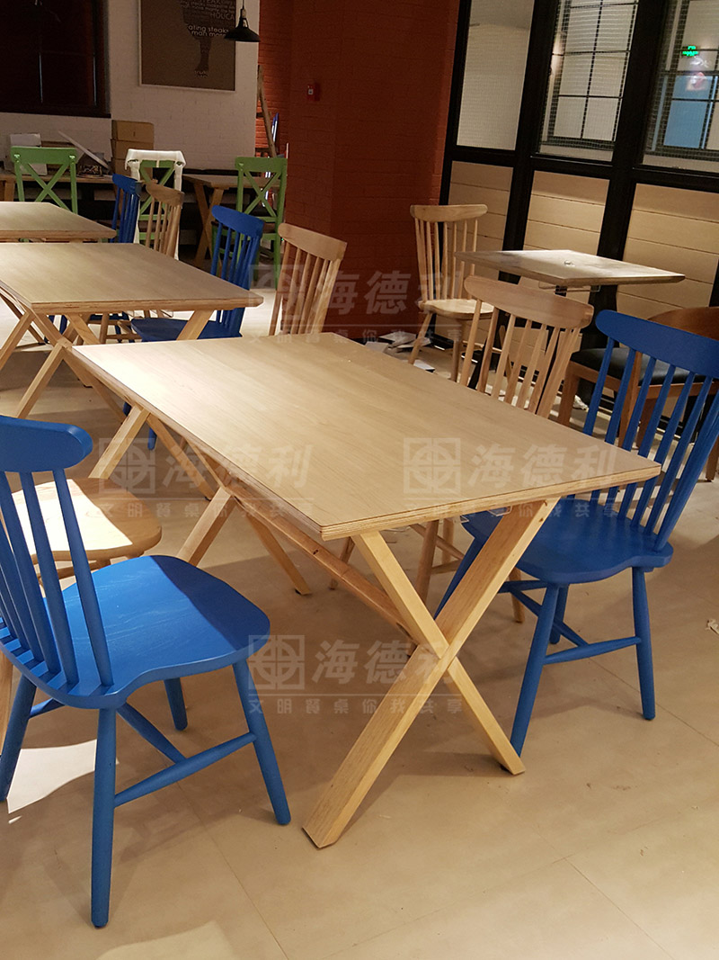 實木西餐廳餐桌椅