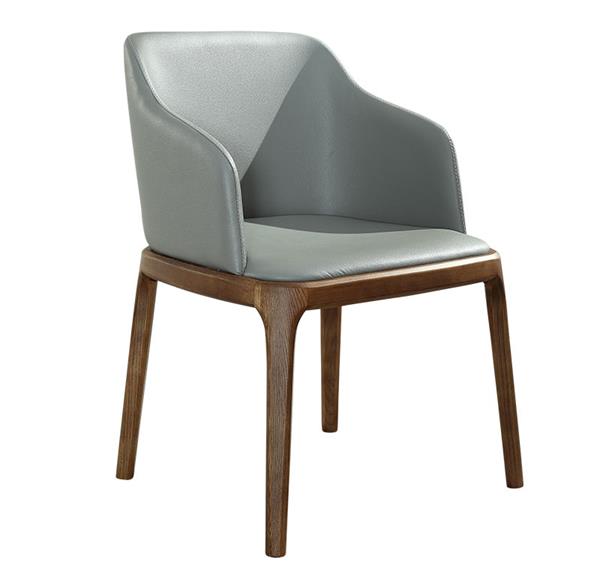 現(xiàn)代簡(jiǎn)約實(shí)木休閑椅 軟包扶手椅