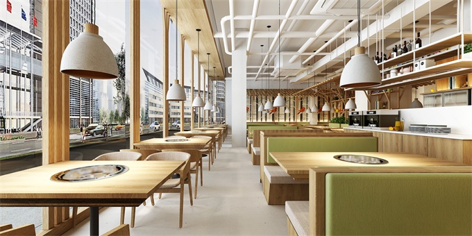 餐飲空間設(shè)計效果圖