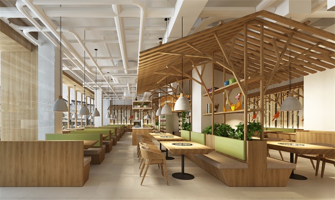 餐飲店設(shè)計效果圖