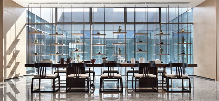 茶業(yè)會館空間設(shè)計效果圖